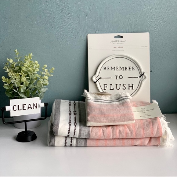 Hearth & Hand Other - ‼️SOLD‼️ 3 Piece Bath Towel Set • Hearth &Hand